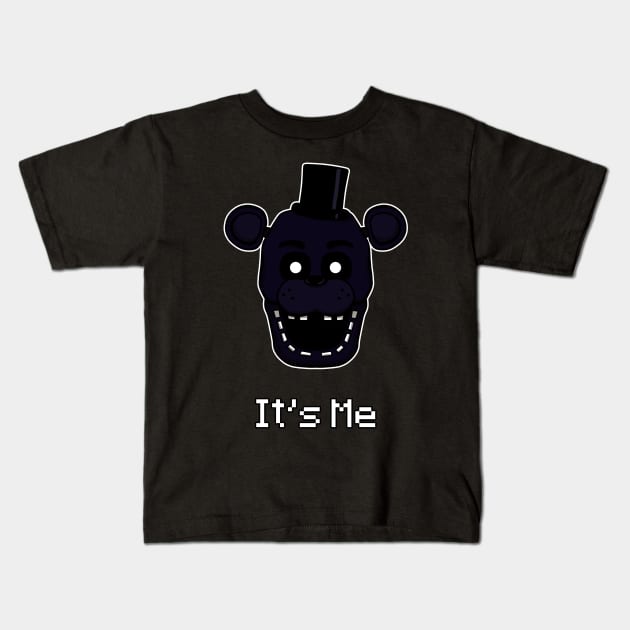 Five Nights at Freddy's - Shadow Freddy - It's Me Kids T-Shirt by Kaiserin